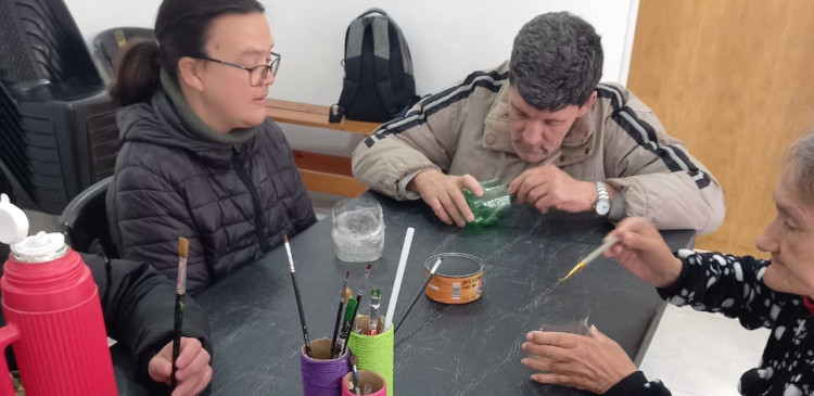 Taller en el Centro de Día El Solar Uruguay